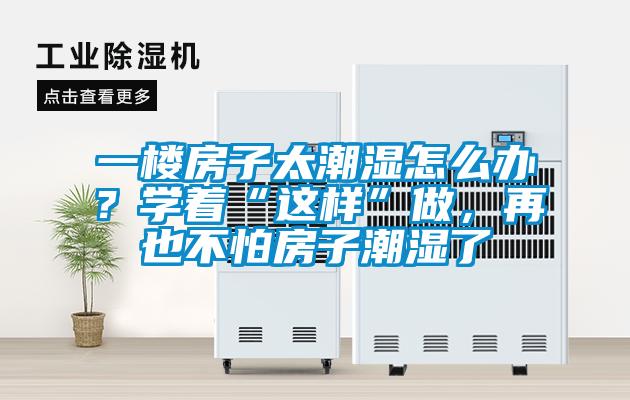 一樓房子太潮濕怎么辦？學著“這樣”做，再也不怕房子潮濕了