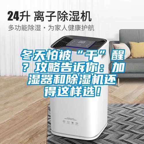 冬天怕被“干”醒？攻略告訴你：加濕器和除濕機(jī)還得這樣選！