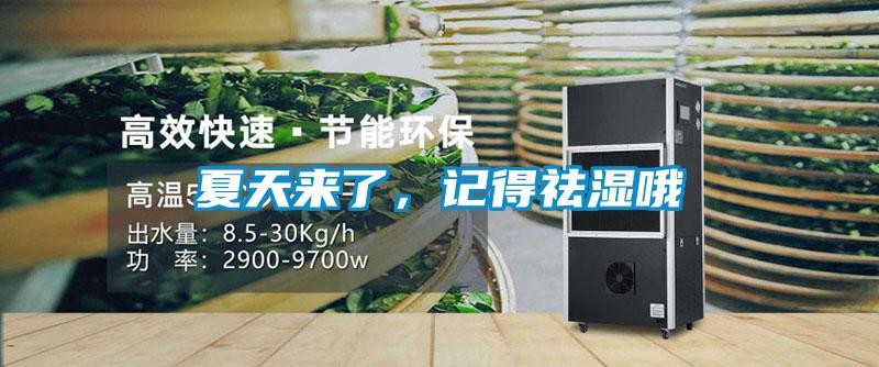 夏天來了，記得祛濕哦