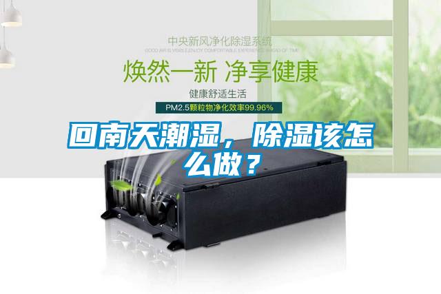 回南天潮濕，除濕該怎么做？