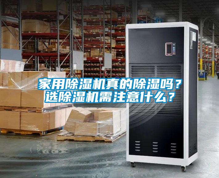 家用除濕機真的除濕嗎？選除濕機需注意什么？