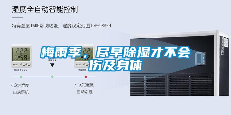 梅雨季，盡早除濕才不會傷及身體
