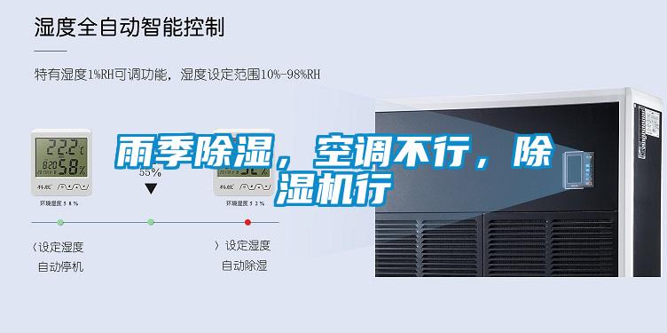 雨季除濕，空調(diào)不行，除濕機(jī)行