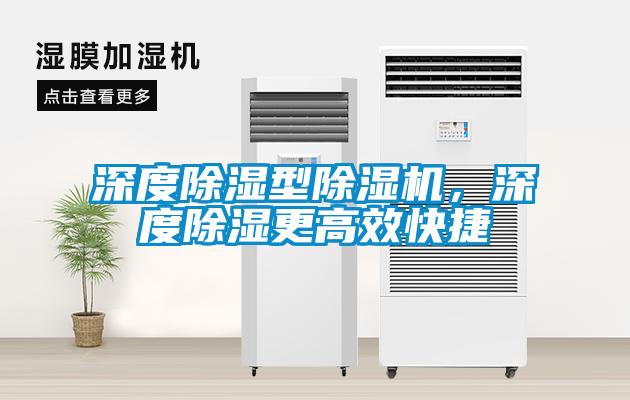 深度除濕型除濕機(jī)，深度除濕更高效快捷