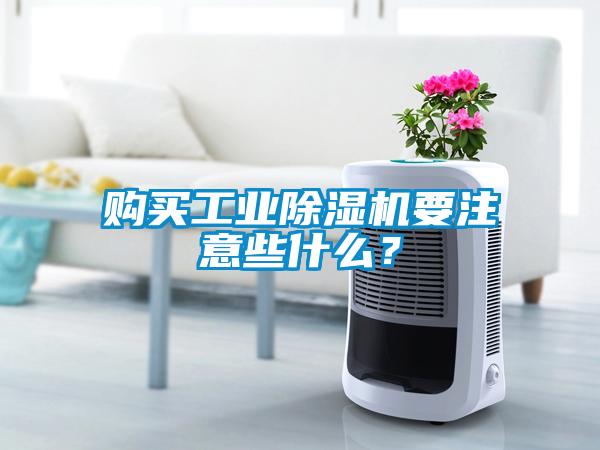 購買工業(yè)除濕機要注意些什么？