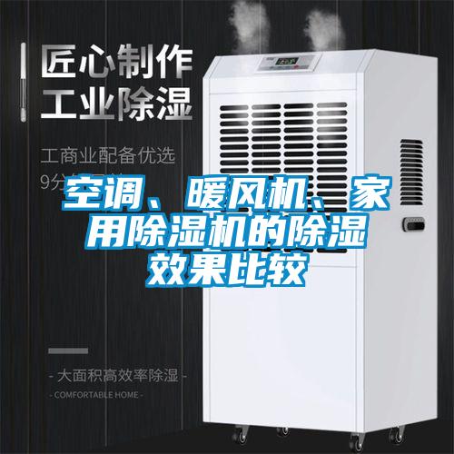 空調(diào)、暖風(fēng)機、家用除濕機的除濕效果比較