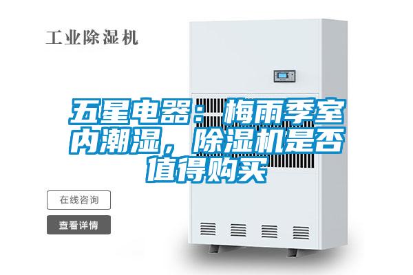 五星電器：梅雨季室內潮濕，除濕機是否值得購買