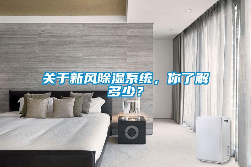關于新風除濕系統(tǒng)，你了解多少？