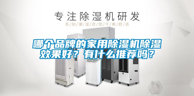哪個(gè)品牌的家用除濕機(jī)除濕效果好？有什么推薦嗎？