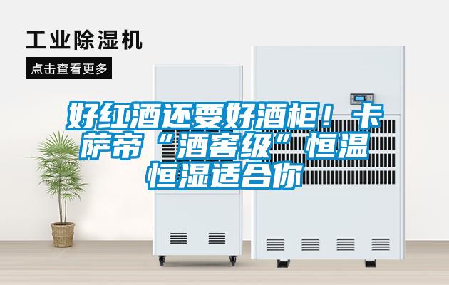 好紅酒還要好酒柜！卡薩帝“酒窖級”恒溫恒濕適合你