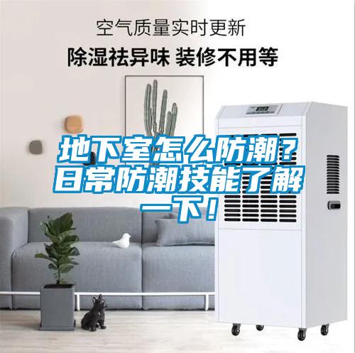地下室怎么防潮？日常防潮技能了解一下！