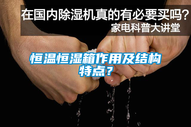 恒溫恒濕箱作用及結(jié)構(gòu)特點？