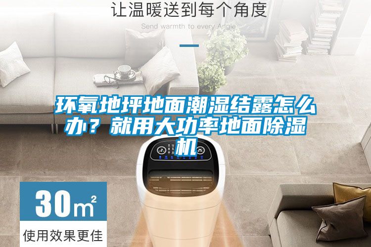 環(huán)氧地坪地面潮濕結(jié)露怎么辦？就用大功率地面除濕機