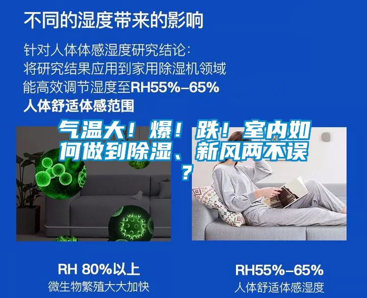 氣溫大！爆！跌！室內(nèi)如何做到除濕、新風(fēng)兩不誤？