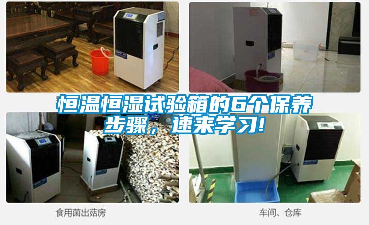恒溫恒濕試驗箱的6個保養(yǎng)步驟，速來學(xué)習(xí)!
