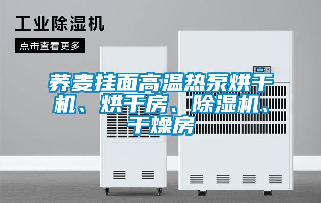 蕎麥掛面高溫熱泵烘干機、烘干房、除濕機、干燥房