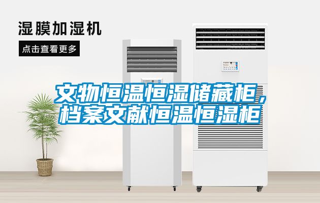 文物恒溫恒濕儲藏柜，檔案文獻恒溫恒濕柜