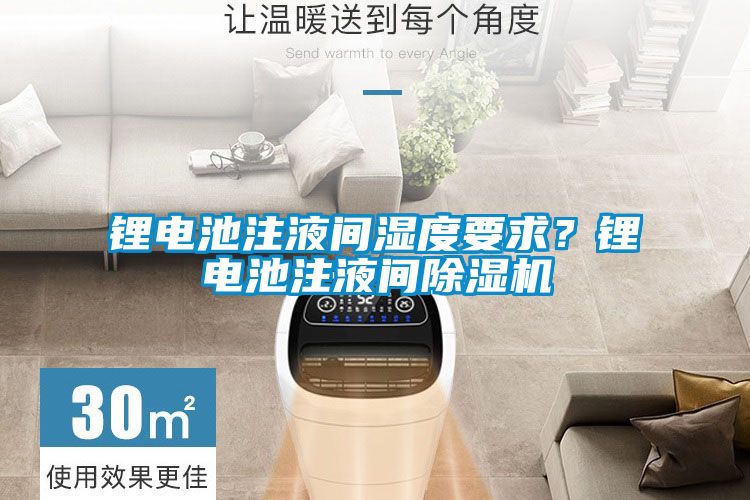 鋰電池注液間濕度要求？鋰電池注液間除濕機(jī)