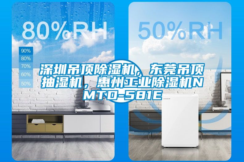 深圳吊頂除濕機，東莞吊頂抽濕機，惠州工業(yè)除濕機NMTD-581E
