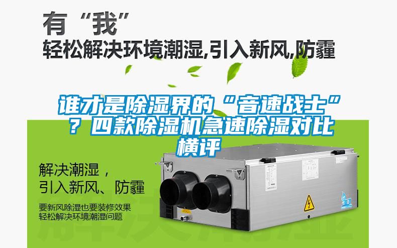 誰才是除濕界的“音速戰(zhàn)士”？四款除濕機急速除濕對比橫評