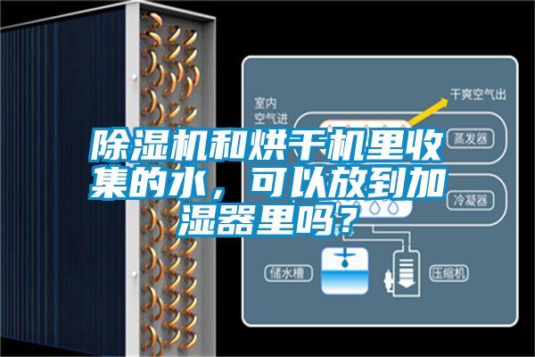 除濕機和烘干機里收集的水，可以放到加濕器里嗎？