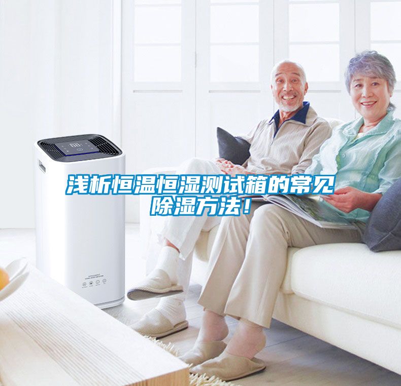 淺析恒溫恒濕測試箱的常見除濕方法！