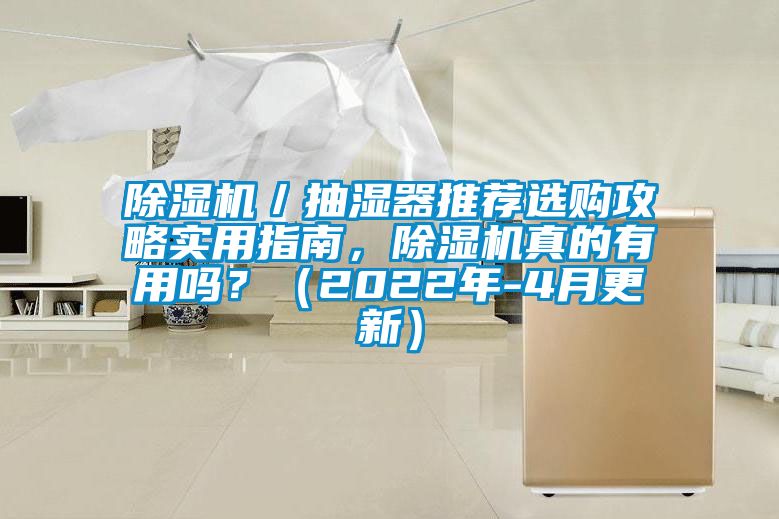 除濕機／抽濕器推薦選購攻略實用指南，除濕機真的有用嗎？（2022年-4月更新）