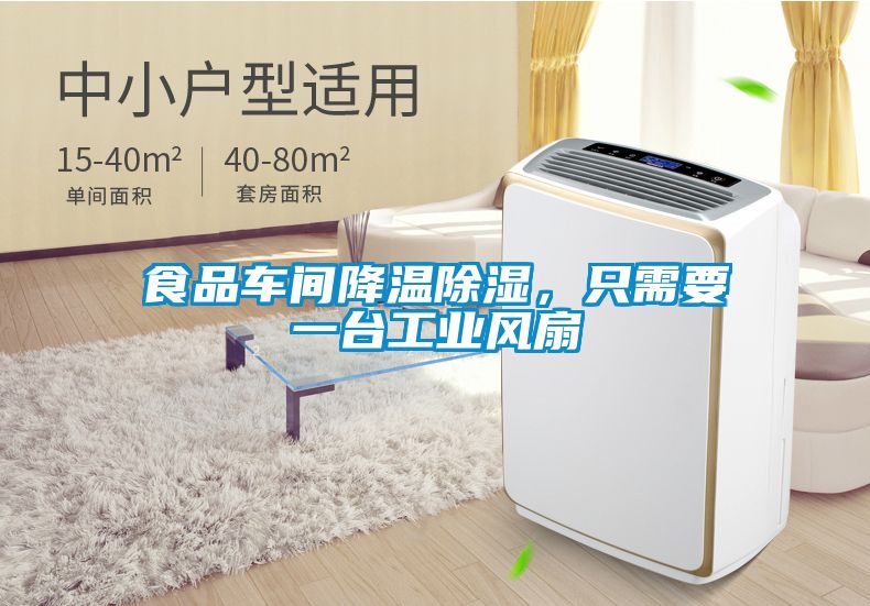 食品車(chē)間降溫除濕，只需要一臺(tái)工業(yè)風(fēng)扇